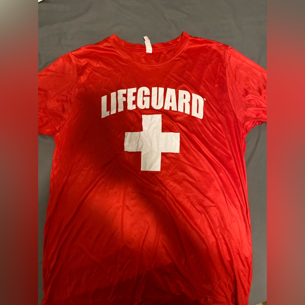 Dri fit material lifeguard shirt